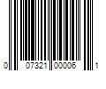 Barcode Image for UPC code 007321000061