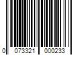 Barcode Image for UPC code 0073321000233