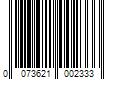 Barcode Image for UPC code 0073621002333