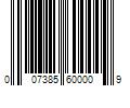 Barcode Image for UPC code 007385600009