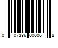 Barcode Image for UPC code 007386000068