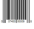 Barcode Image for UPC code 007400000098