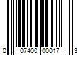 Barcode Image for UPC code 007400000173