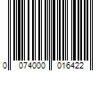 Barcode Image for UPC code 0074000016422