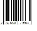 Barcode Image for UPC code 0074000016682