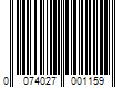 Barcode Image for UPC code 0074027001159