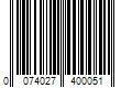 Barcode Image for UPC code 0074027400051