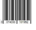 Barcode Image for UPC code 0074030101952