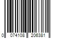 Barcode Image for UPC code 0074108206381