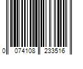 Barcode Image for UPC code 0074108233516