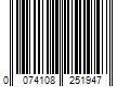 Barcode Image for UPC code 0074108251947