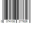 Barcode Image for UPC code 0074108277626