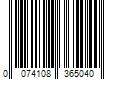 Barcode Image for UPC code 0074108365040