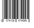 Barcode Image for UPC code 0074108474995