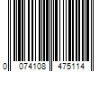 Barcode Image for UPC code 0074108475114