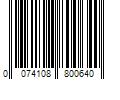 Barcode Image for UPC code 0074108800640