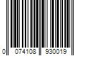 Barcode Image for UPC code 0074108930019