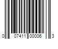 Barcode Image for UPC code 007411000063