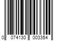 Barcode Image for UPC code 0074130003354