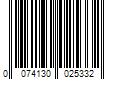 Barcode Image for UPC code 0074130025332