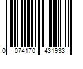 Barcode Image for UPC code 0074170431933