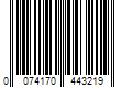 Barcode Image for UPC code 0074170443219