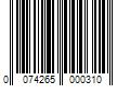 Barcode Image for UPC code 0074265000310