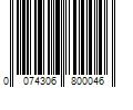 Barcode Image for UPC code 0074306800046