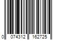 Barcode Image for UPC code 0074312162725