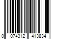 Barcode Image for UPC code 0074312413834