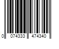 Barcode Image for UPC code 0074333474340