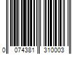 Barcode Image for UPC code 00743813100016