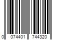 Barcode Image for UPC code 0074401744320