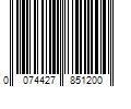 Barcode Image for UPC code 0074427851200