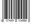 Barcode Image for UPC code 0074451104556