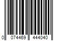 Barcode Image for UPC code 0074469444040