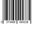 Barcode Image for UPC code 0074469494335