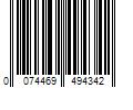 Barcode Image for UPC code 0074469494342