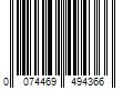 Barcode Image for UPC code 0074469494366