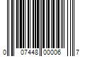 Barcode Image for UPC code 007448000067