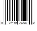 Barcode Image for UPC code 007449000080