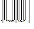 Barcode Image for UPC code 0074570024001