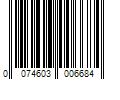 Barcode Image for UPC code 0074603006684