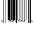 Barcode Image for UPC code 007463000080