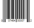 Barcode Image for UPC code 007464000072