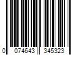 Barcode Image for UPC code 0074643345323