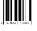 Barcode Image for UPC code 0074643418881