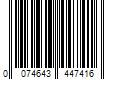 Barcode Image for UPC code 0074643447416