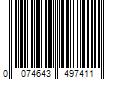 Barcode Image for UPC code 0074643497411