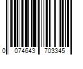 Barcode Image for UPC code 0074643703345